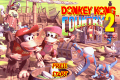 Donkey Kong Country 2 (USA) - Title Screen