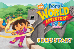 Dora the Explorer - Dora's World Adventure! (USA) - Title Screen