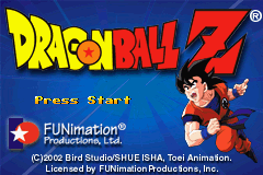Dragon Ball Z - The Legacy of Goku (USA) - Title Screen
