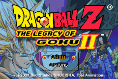 Dragon Ball Z - The Legacy of Goku II (USA) - Title Screen