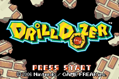 Drill Dozer (USA) - Title Screen