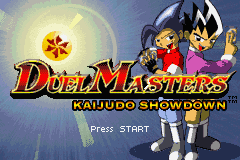 Duel Masters - Kaijudo Showdown (USA) - Title Screen
