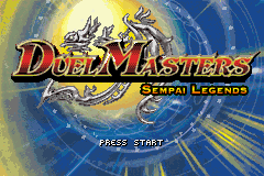 Duel Masters - Sempai Legends (USA) - Title Screen