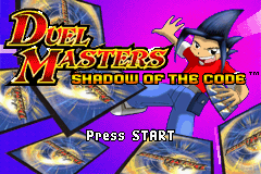 Duel Masters - Shadow of the Code (USA) - Title Screen