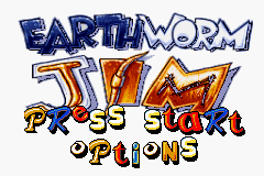 Earthworm Jim (USA, Europe) - Title Screen