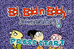 Ed, Edd n Eddy - Jawbreakers! (USA) (Rev 1) - Title Screen