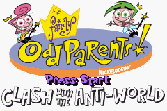 Fairly OddParents!, The - Clash with the Anti-World (USA) - Title Screen