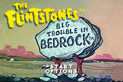 Flintstones, The - Big Trouble in Bedrock (USA) - Title Screen