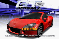 GT Advance 3 - Pro Concept Racing (USA) - Title Screen