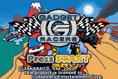 Gadget Racers (USA) - Title Screen