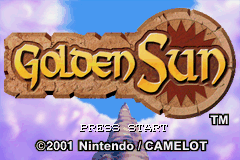 Golden Sun (USA, Europe) - Title Screen
