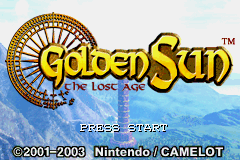 Golden Sun - The Lost Age (USA, Europe) - Title Screen