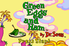 Green Eggs and Ham by Dr. Seuss (USA) - Title Screen