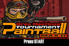 Greg Hastings' Tournament Paintball Max'd (USA) - Title Screen