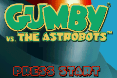 Gumby vs. the Astrobots (USA) - Title Screen