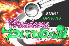 Hardcore Pinball (USA, Europe) - Title Screen