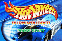 Hot Wheels - Burnin' Rubber (USA) - Title Screen