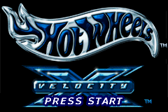 Hot Wheels - Velocity X (USA) - Title Screen