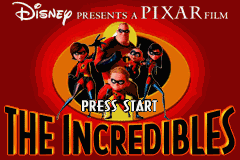 Incredibles, The (USA, Europe) - Title Screen