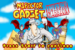 Inspector Gadget - Advance Mission (USA) - Title Screen