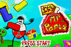 It's Mr. Pants (USA, Europe) - Title Screen