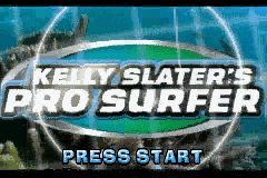Kelly Slater's Pro Surfer (USA, Europe) - Title Screen