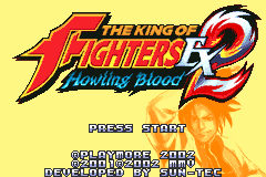 King of Fighters EX 2, The - Howling Blood (USA) - Title Screen