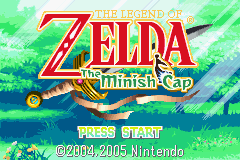 Legend of Zelda, The - The Minish Cap (USA) - Title Screen