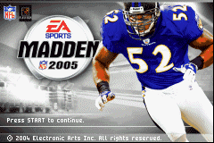 Madden NFL 2005 (USA) - Title Screen