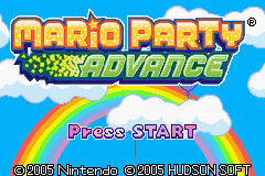 Mario Party Advance (USA) - Title Screen
