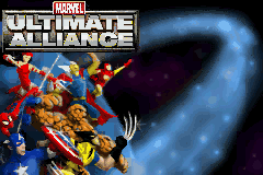 Marvel - Ultimate Alliance (USA) - Title Screen
