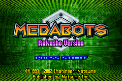 Medabots - Rokusho (USA) - Title Screen