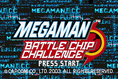 Megaman - Battle Chip Challenge (USA) - Title Screen