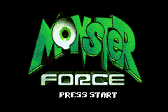 Monster Force (USA) - Title Screen