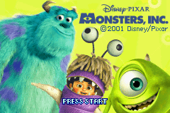 Monsters, Inc. (USA, Europe) - Title Screen