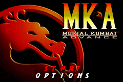 Mortal Kombat Advance (USA) - Title Screen