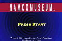 Namco Museum (USA) - Title Screen