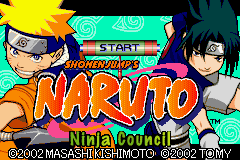 Naruto - Ninja Council (USA) - Title Screen