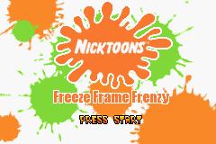 Nicktoons - Freeze Frame Frenzy (USA) - Title Screen