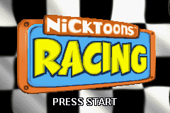 Nicktoons Racing (USA) - Title Screen