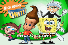 Nicktoons Unite! (USA) - Title Screen