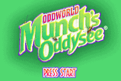 Oddworld - Munch's Oddysee (USA, Europe) - Title Screen