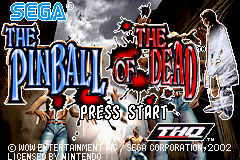 Pinball of the Dead, The (USA) - Title Screen