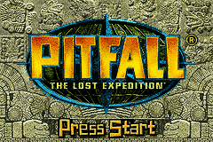 Pitfall - The Lost Expedition (USA) - Title Screen