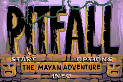Pitfall - The Mayan Adventure (USA, Europe) - Title Screen