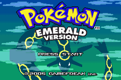 Pokemon - Emerald Version (USA, Europe) - Title Screen