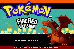 Pokemon - FireRed Version (USA, Europe) (Rev 1) - Title Screen