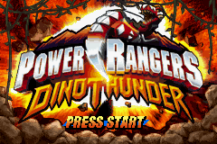Power Rangers - Dino Thunder (USA, Europe) - Title Screen