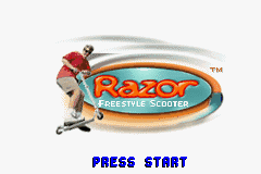 Razor Freestyle Scooter (USA) - Title Screen