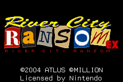 River City Ransom EX (USA) - Title Screen